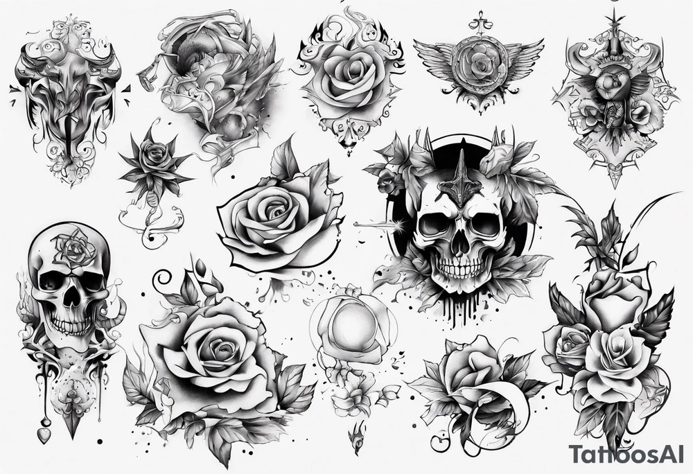 Ein Mann mit Schwanzflossen tattoo idea