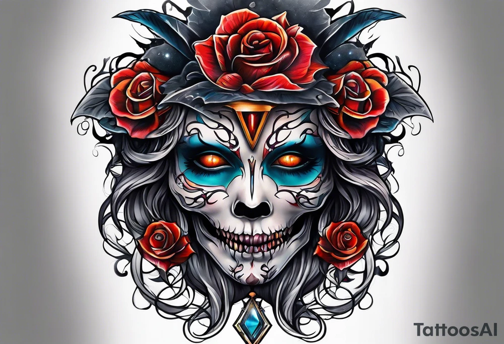 Horror tattoo tattoo idea
