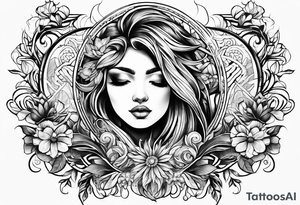 golden sun of may tattoo idea