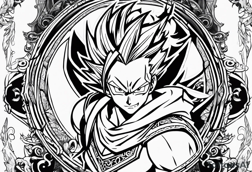 The logo of the anime show Fairy Tail tattoo idea