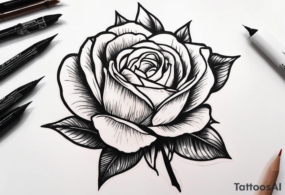 Zwei Rosen mit Leuchtturm tattoo idea