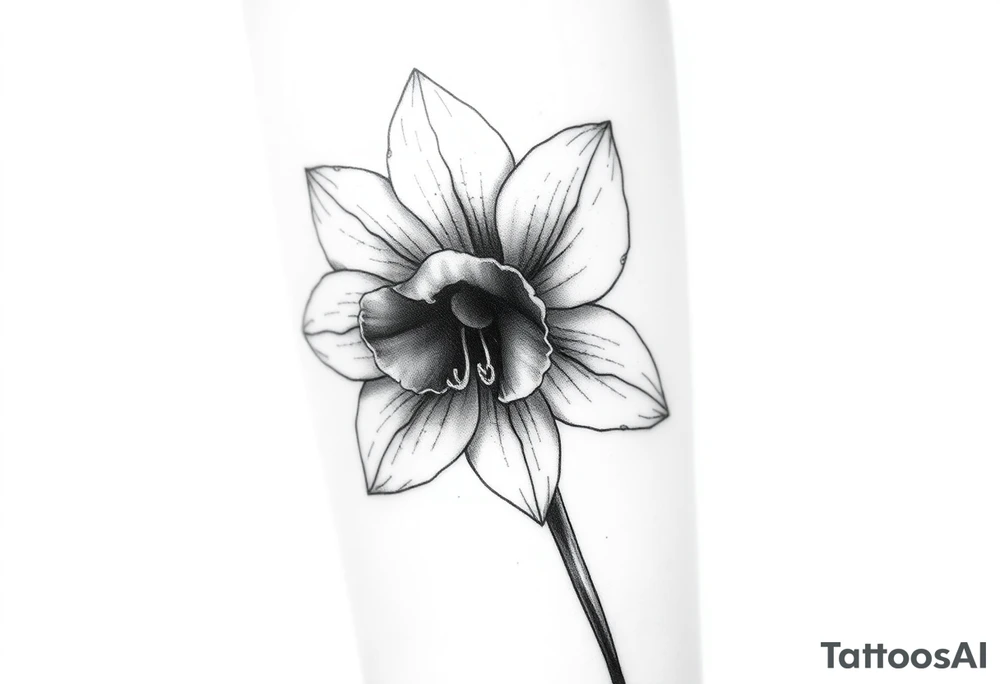 Narcissus  on forearm tattoo idea