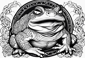Jiraiya Naruto Gamakichi toad tattoo idea