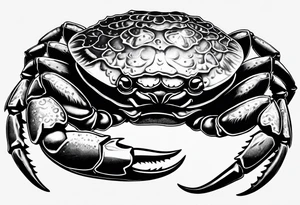 Crabs
en negro con numero 69 tattoo idea