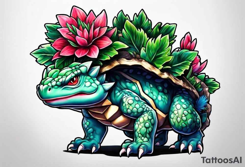 Venusaur tattoo idea