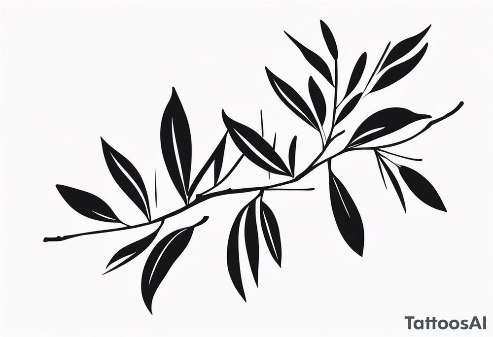 Olive branch tattoo tattoo idea