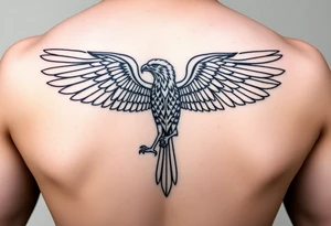 horus is egyptian mythology as a falcon and associated with taurus ruling by venus tattoo idea