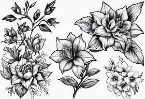 Larkspur tattoo idea