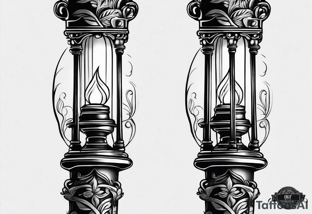 Lamp post tattoo idea
