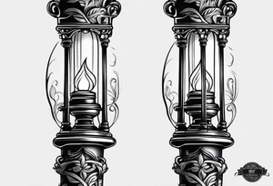 Lamp post tattoo idea