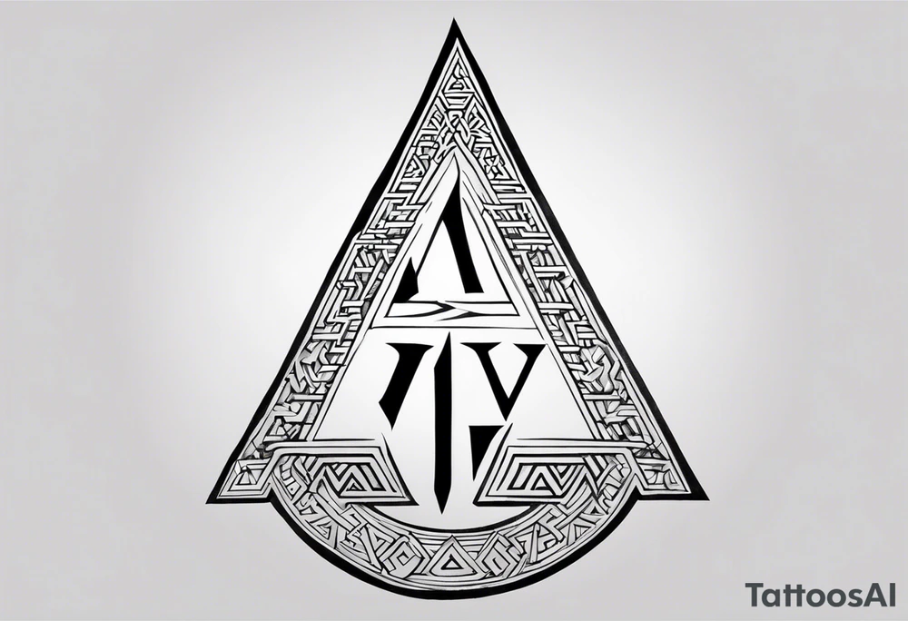 Valhalla 
valknut sword tattoo idea