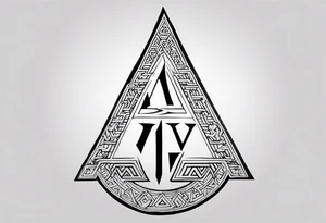 Valhalla 
valknut sword tattoo idea