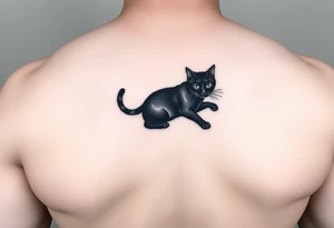 Black Cat tattoo idea