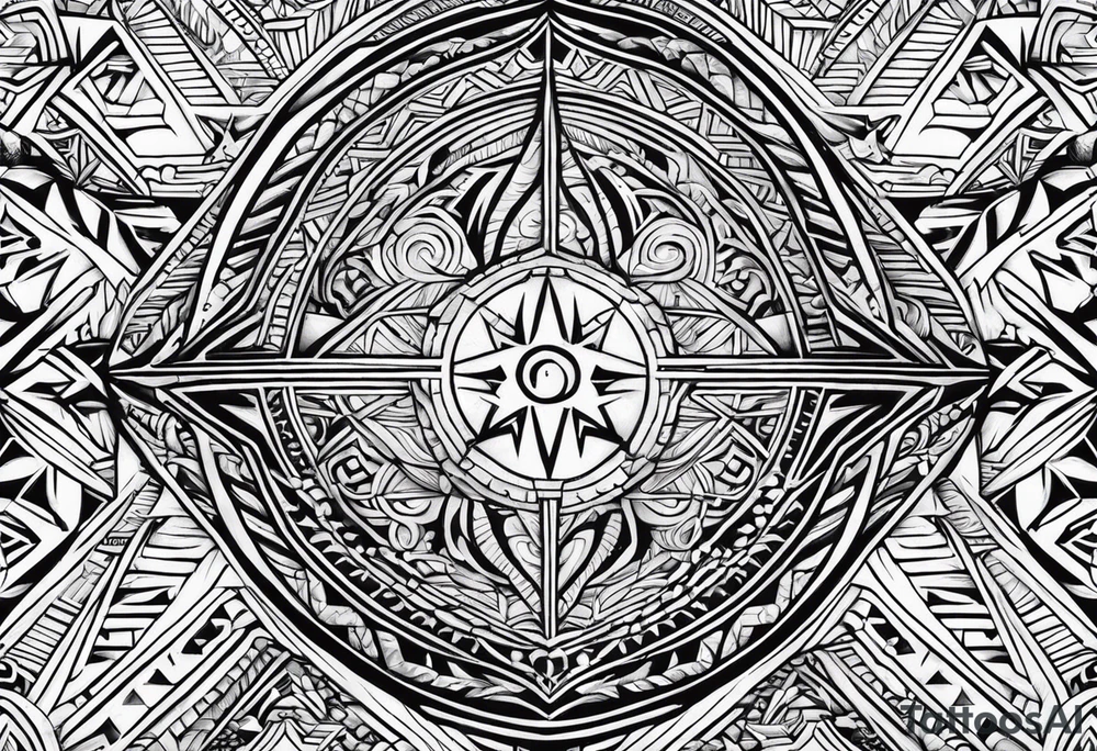 Samoan pe'a inspired back tattoo tattoo idea