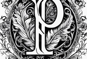 My Wifes Initials MCE 
My Daughter Initials ARE
My Sons Initials CAE tattoo idea