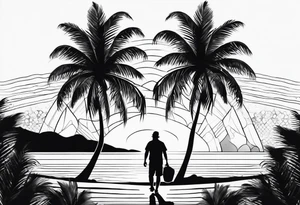Palm Tree
Beach
man Shadow tattoo idea