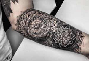 protruding extreme pain elbow tattoo idea