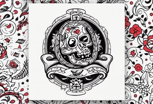 Rock a billy arm sleeve
Verschiedene Motive tattoo idea