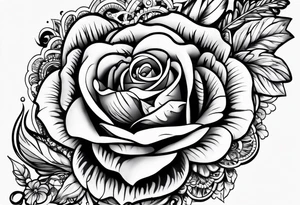 The word Mia in a heart tattoo idea