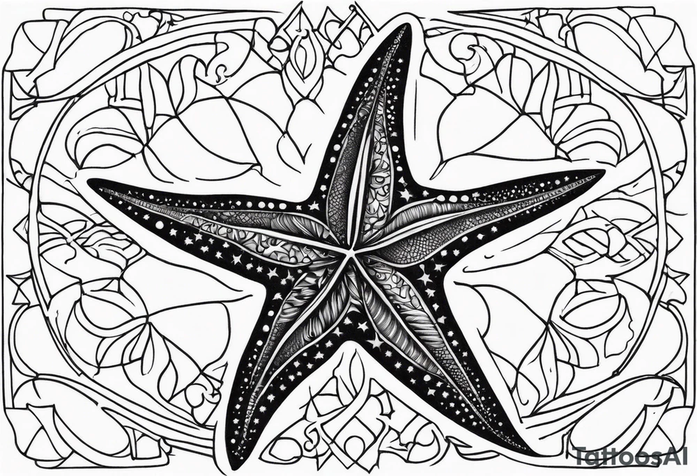 star fish tattoo idea