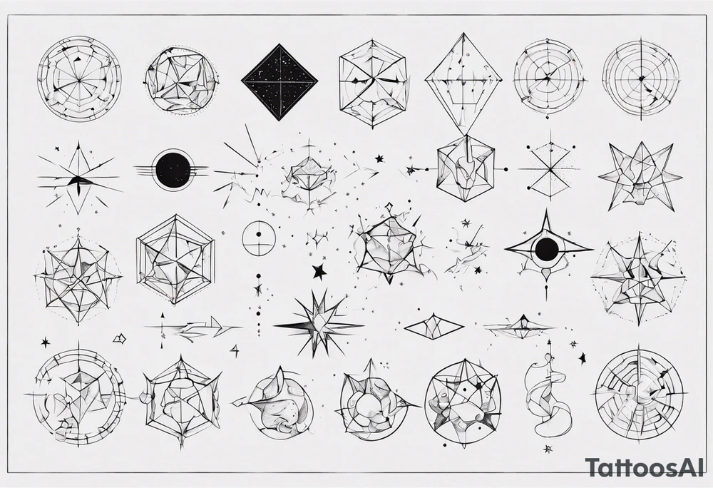 Constellations tattoo idea