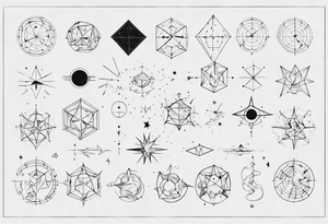 Constellations tattoo idea