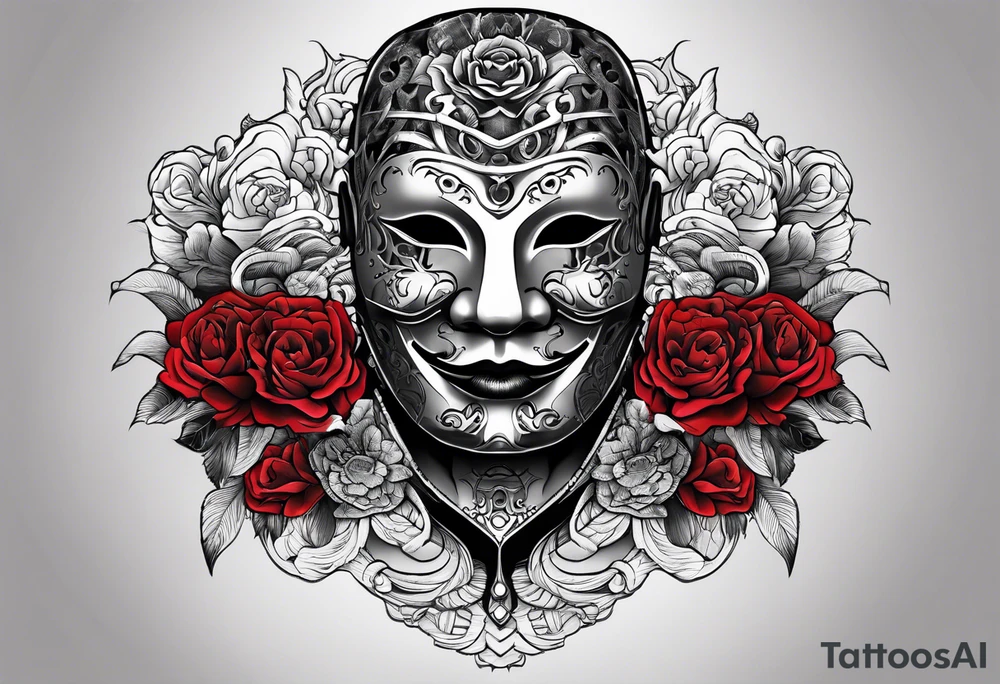 Japanese art, Jason mask, horror tattoo idea