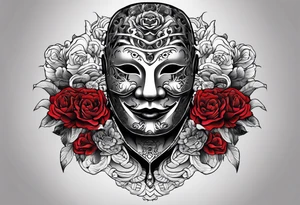 Japanese art, Jason mask, horror tattoo idea