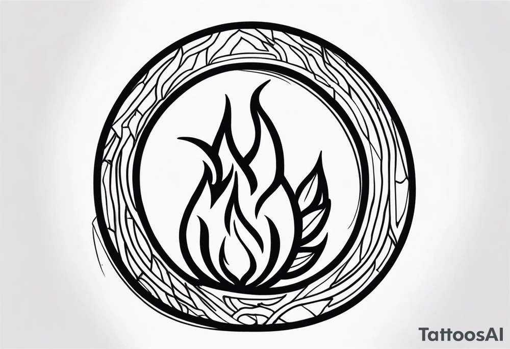 Fire tattoo idea
