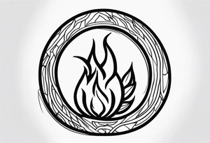 Fire tattoo idea