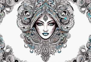 Paisley tattoo idea