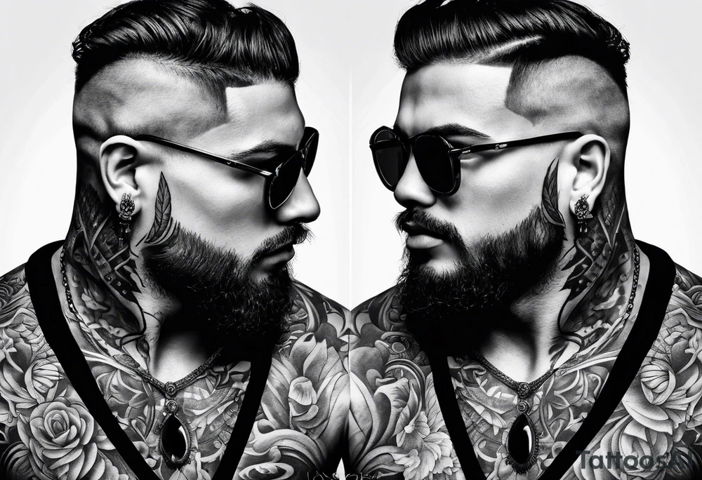 Neck tattoos for men tattoo idea