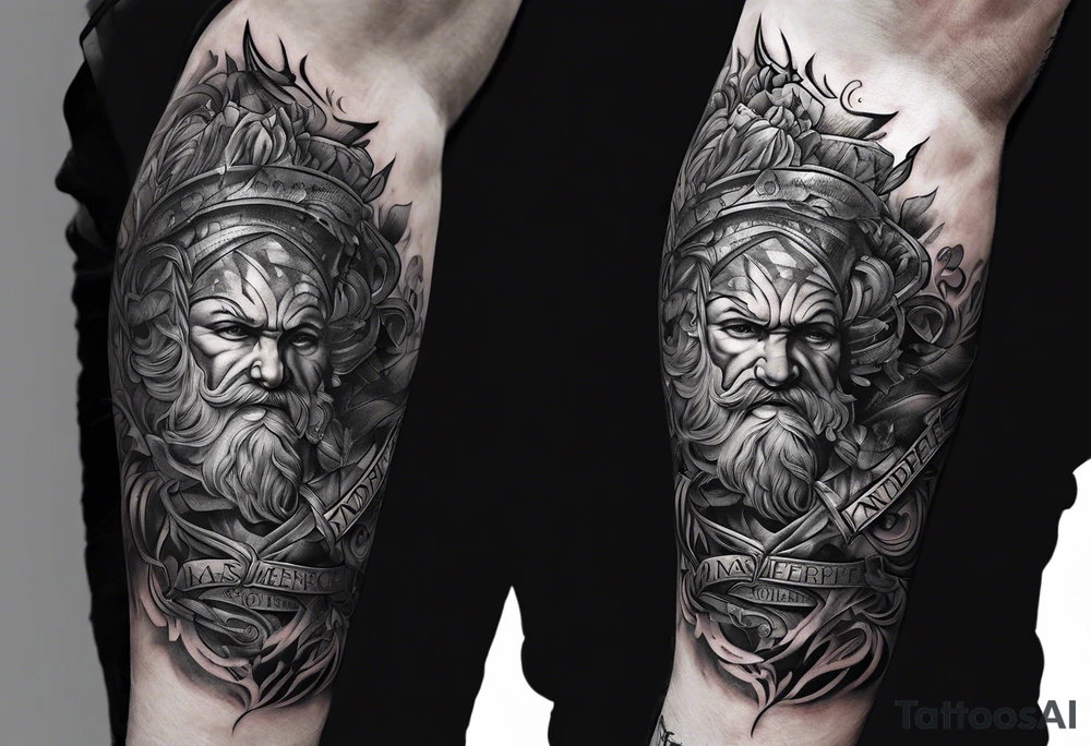 the name andrew on wrist tattoo idea