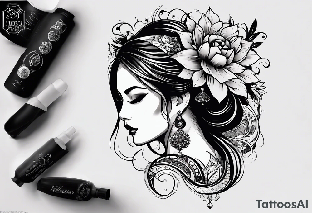 Скрипач в огне поднимается из Ада tattoo idea