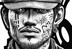One Piece
trafalgar d water law tattoo idea