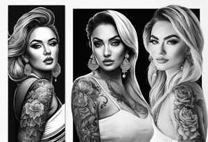 My mom’s portrait tattoo idea