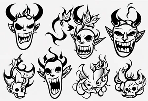 devil fruit one piece tattoo idea