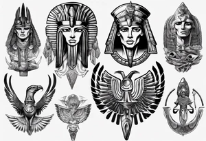 the legend horus tattoo idea