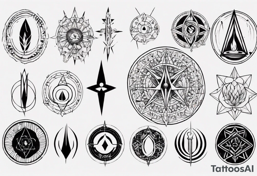 The Awen tattoo idea