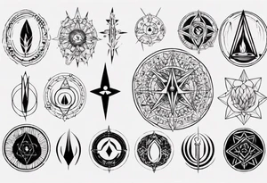 The Awen tattoo idea