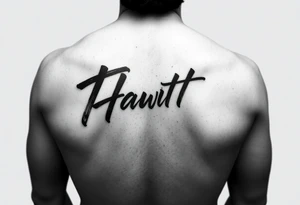 Text-OTF, Black, calligraphy, paint brush stroke tattoo idea