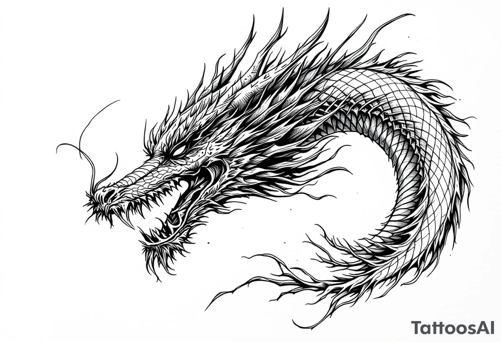 dragon tattoo idea