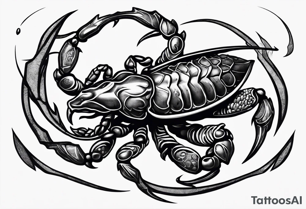 scorpio tattoo idea