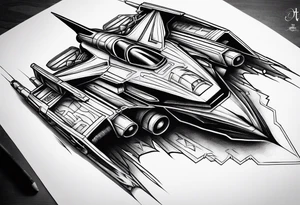 royal enfiel interceptor tattoo idea