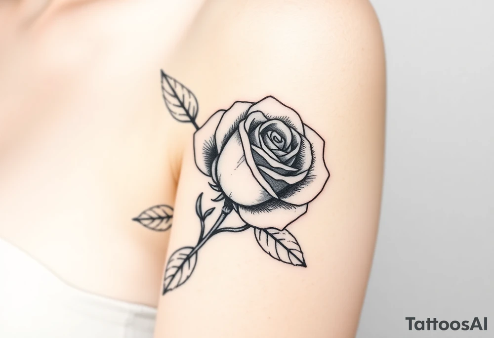 rose tattoo idea
