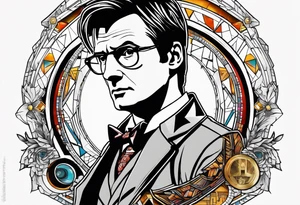 Doctor who 10th doctor tattoo idea