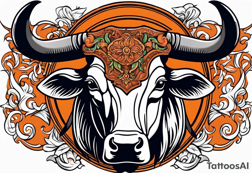 Hook em longhorns tattoo idea