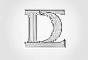 letters tattoo idea