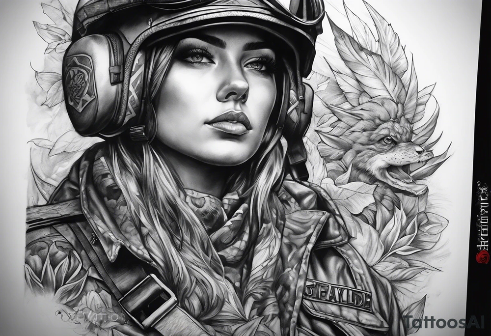 Battlefield tattoo idea