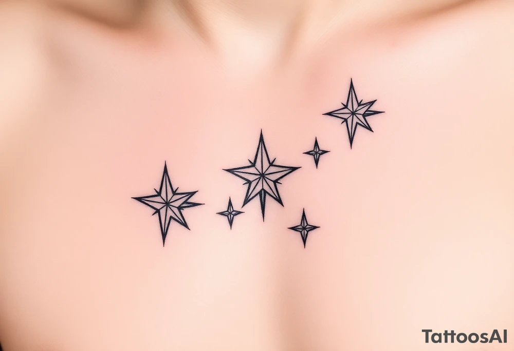Stars tattoo idea
